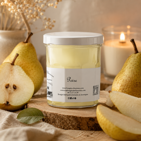 Bougie parfumée à la poire