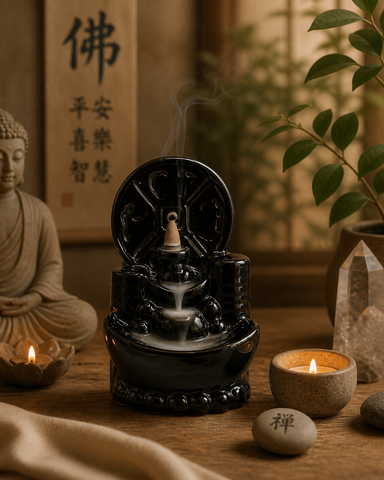 Fontaine à encens - pièce de monnaie chinoise Ancienne