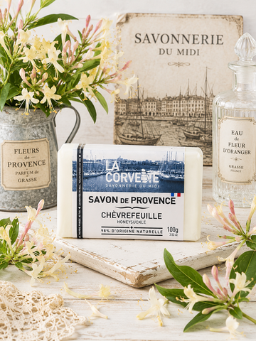 Savon de Provence au Chèvrefeuille