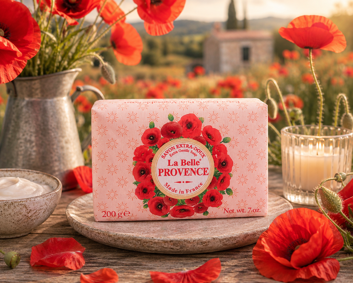 Savon parfumé Coquelicot