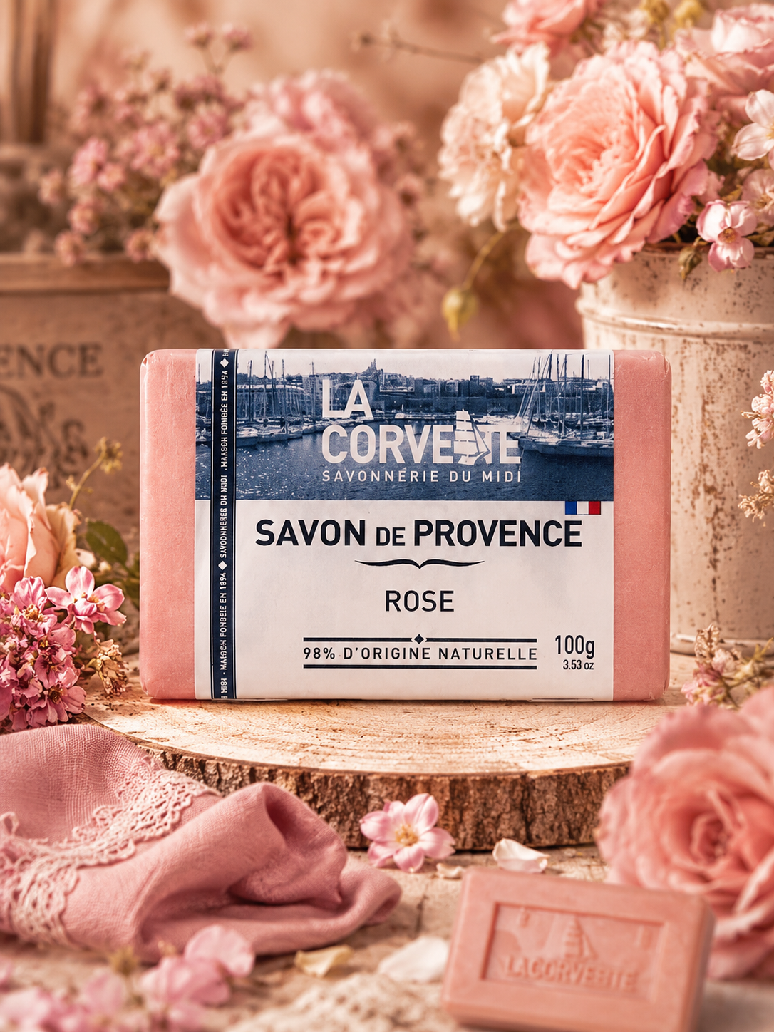 Savon de Provence à la Rose