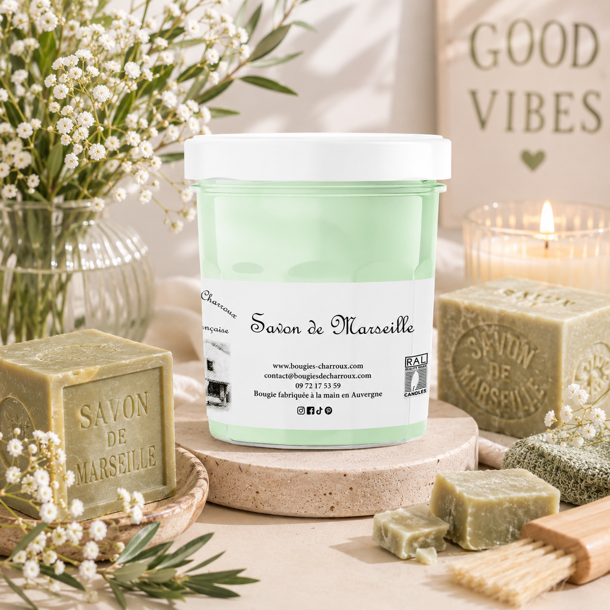 Bougie parfumée SAVON DE MARSEILLE