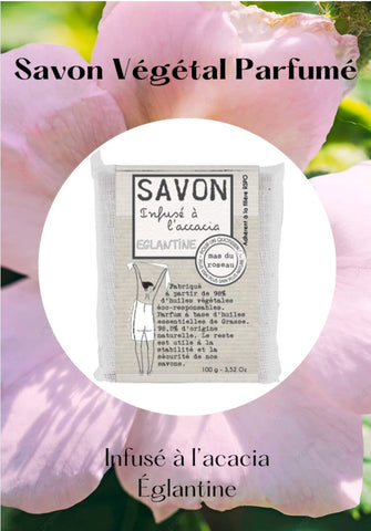 SAVONNETTE PARFUMÉE COLORÉE ÉGLANTINE