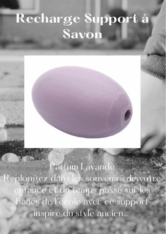 Recharge savon rotatif "parfum Lavande".