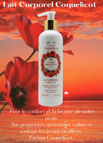 Lait corporel Coquelicot