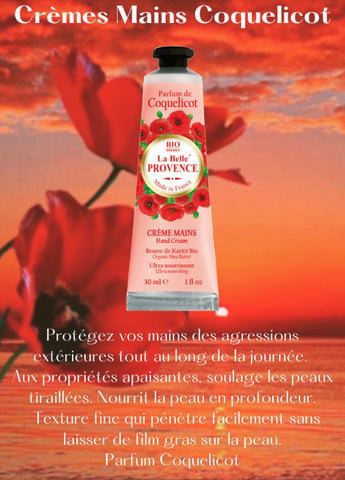 Crème mains Coquelicot