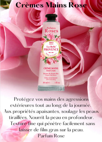 Crème mains Roses