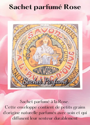 Sachet Parfumé "Mucha 2" - Rose