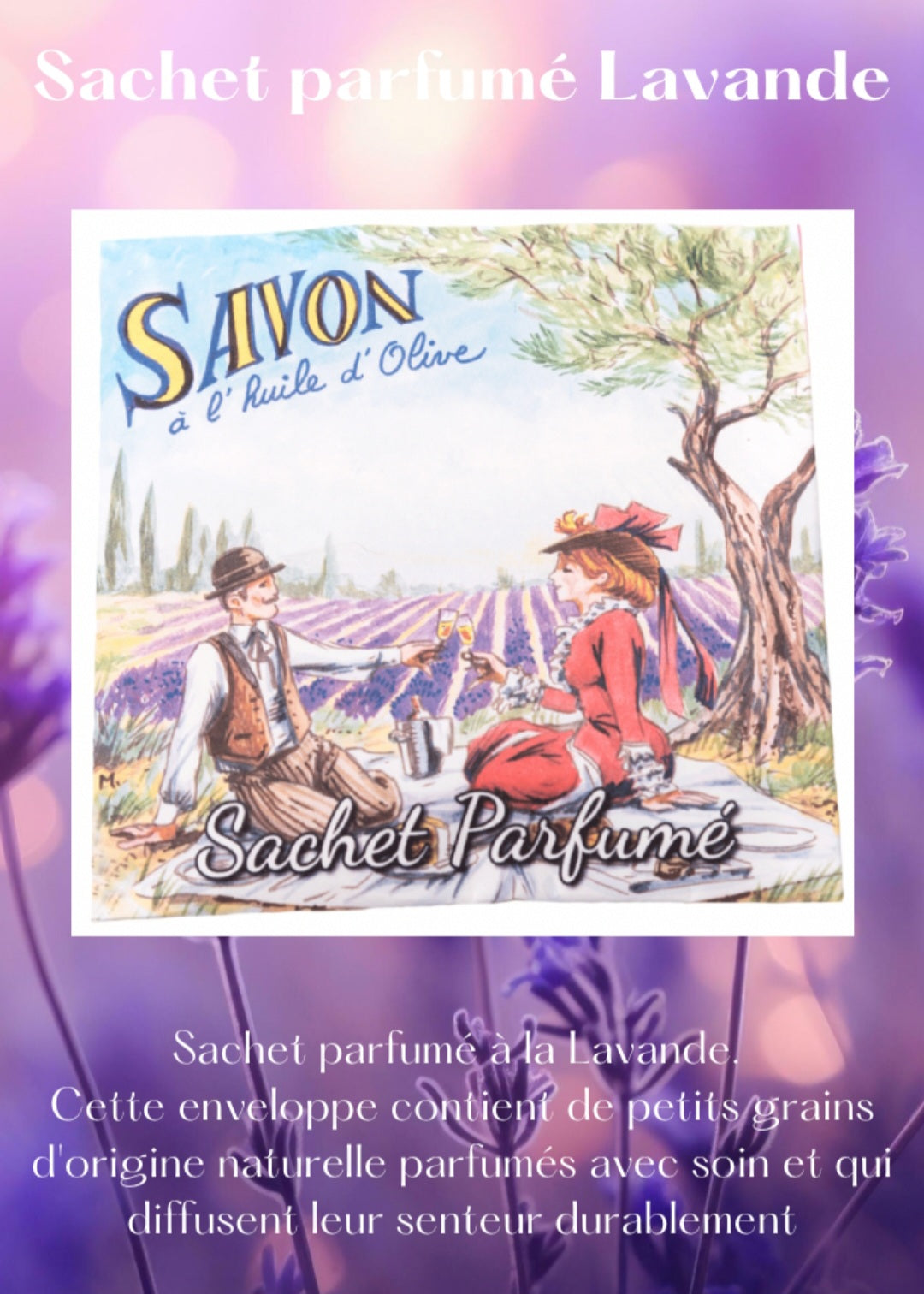 Sachet Parfumé "Le Pique-nique" - Lavande