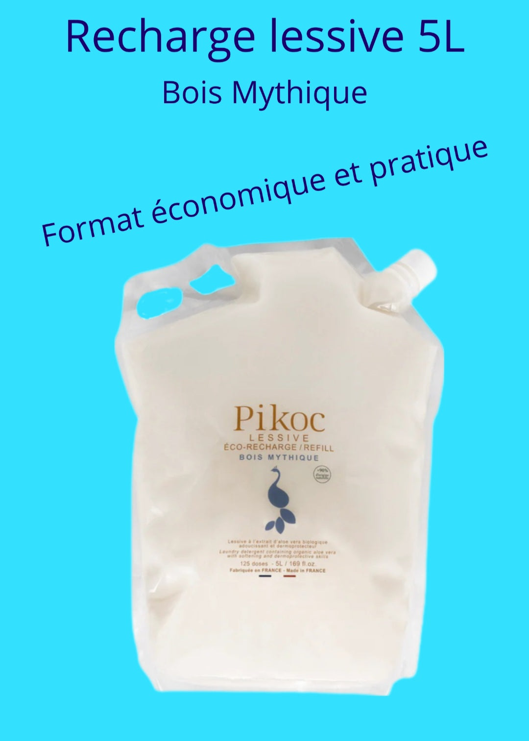 Éco-Recharge Lessive Bois Mythique 5L