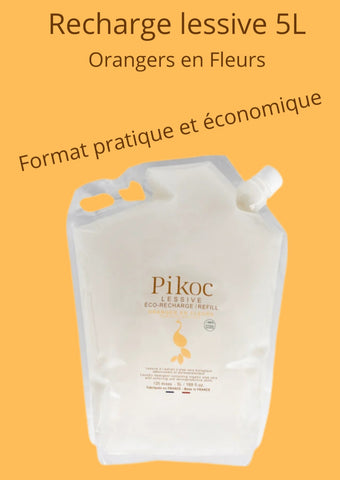Éco-Recharge Lessive Oranger en Fleurs 5L