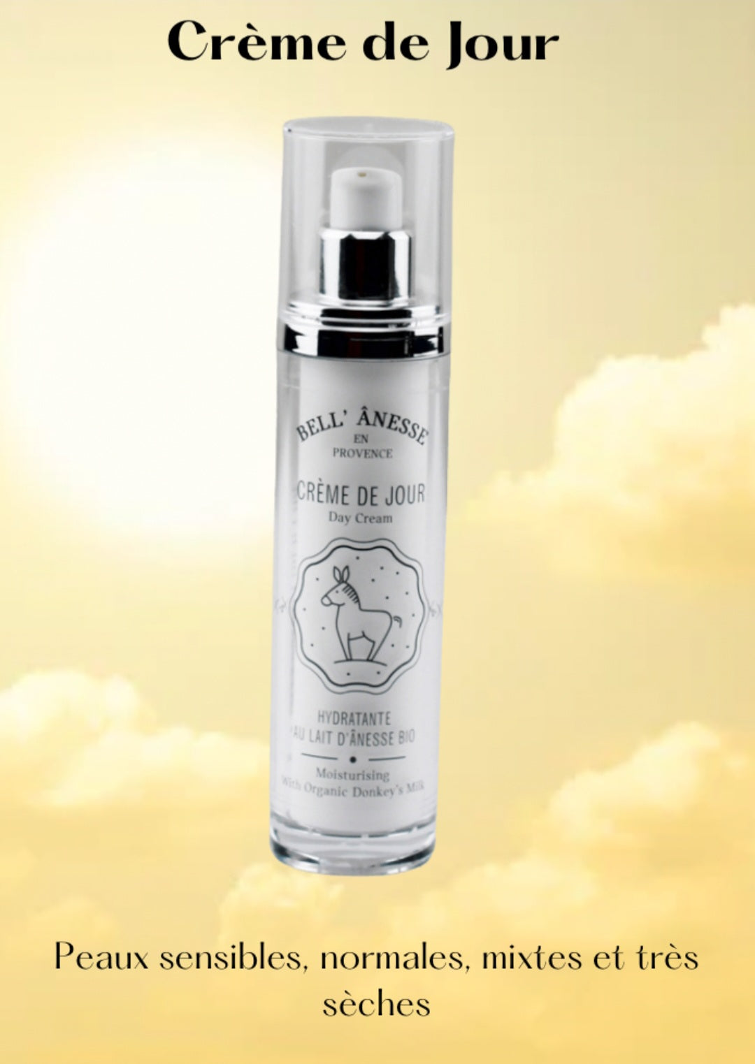 Crème de jour au lait d'ânesse