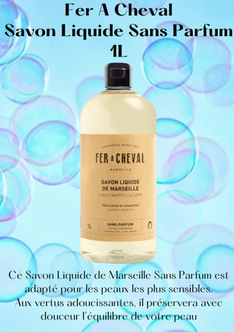 SAVON LIQUIDE DE MARSEILLE SANS PARFUM 1L