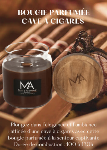 Bougie parfumée Cave à Cigares