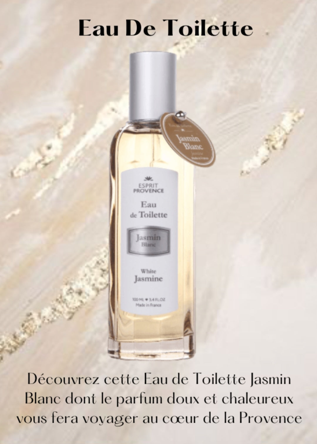 Eau de Toilette Jasmin Blanc Rétro - Vapo 100 ml