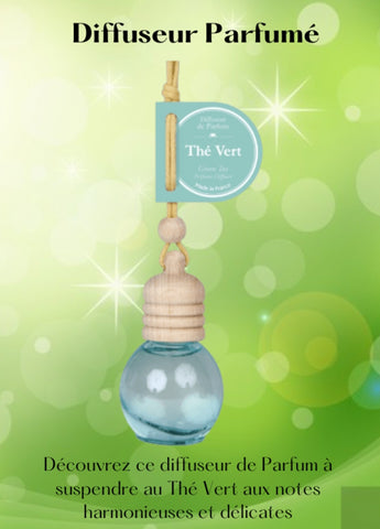 DIFFUSEUR DE PARFUM À SUSPENDRE THÉ VERT