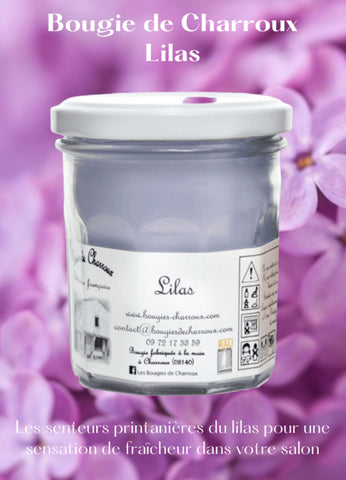 Bougie parfumée LILAS