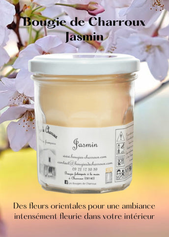 Bougie parfumée JASMIN