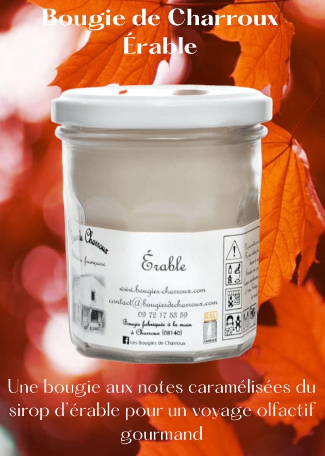 Bougie parfumée ÉRABLE