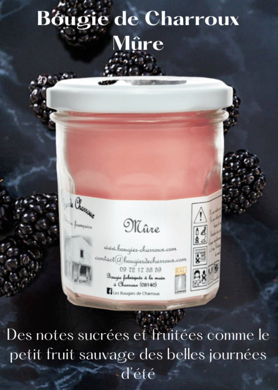 Bougie parfumée MÛRE
