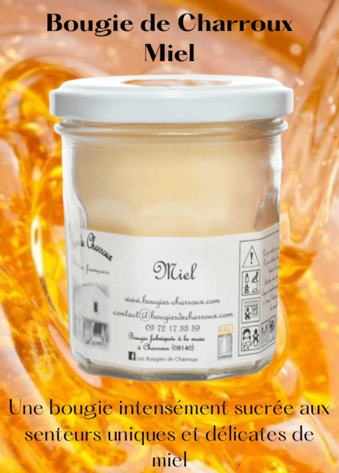 Bougie parfumée MIEL