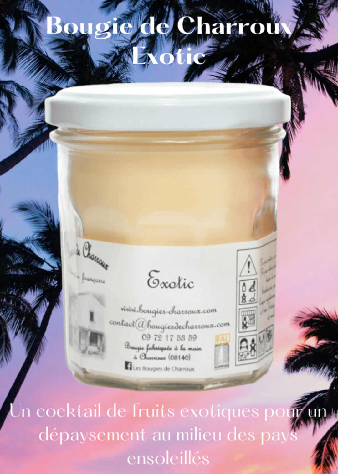 Bougie parfumée EXOTIC
