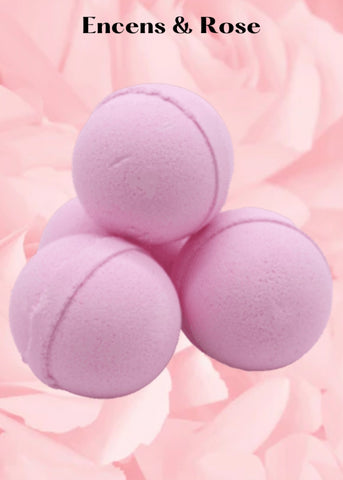 Boule de bain Encens/rose