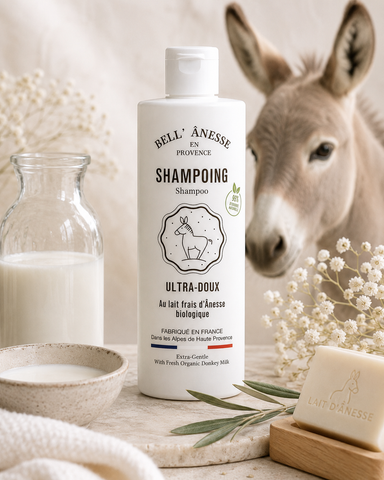 Shampoing au lait d'ânesse