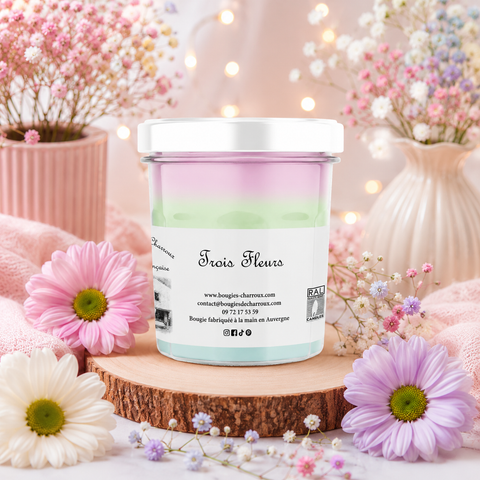 Bougie parfumée TROIS FLEURS