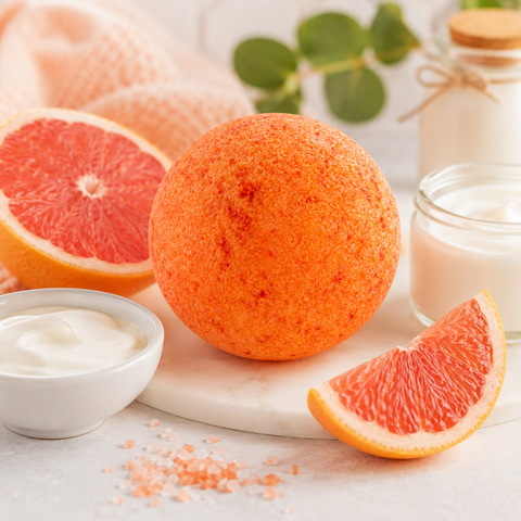 Boule de bain yaourt et pamplemousse