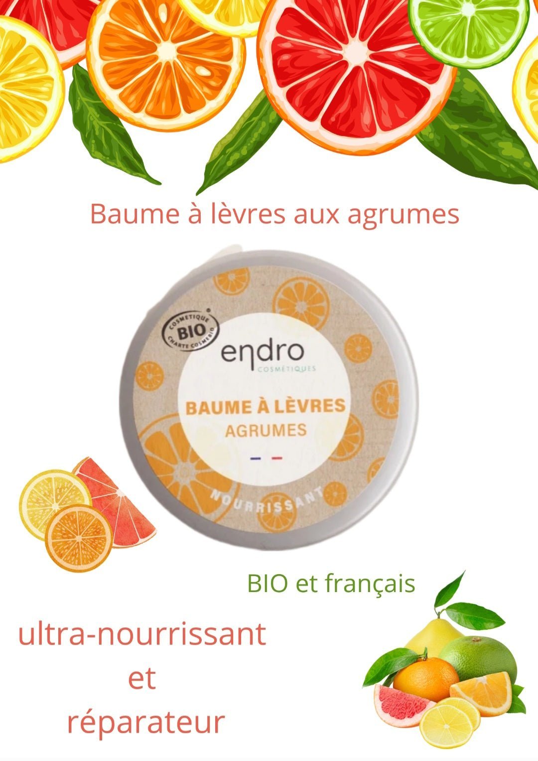 Baume à lèvres - Agrumes - Fragrance & You