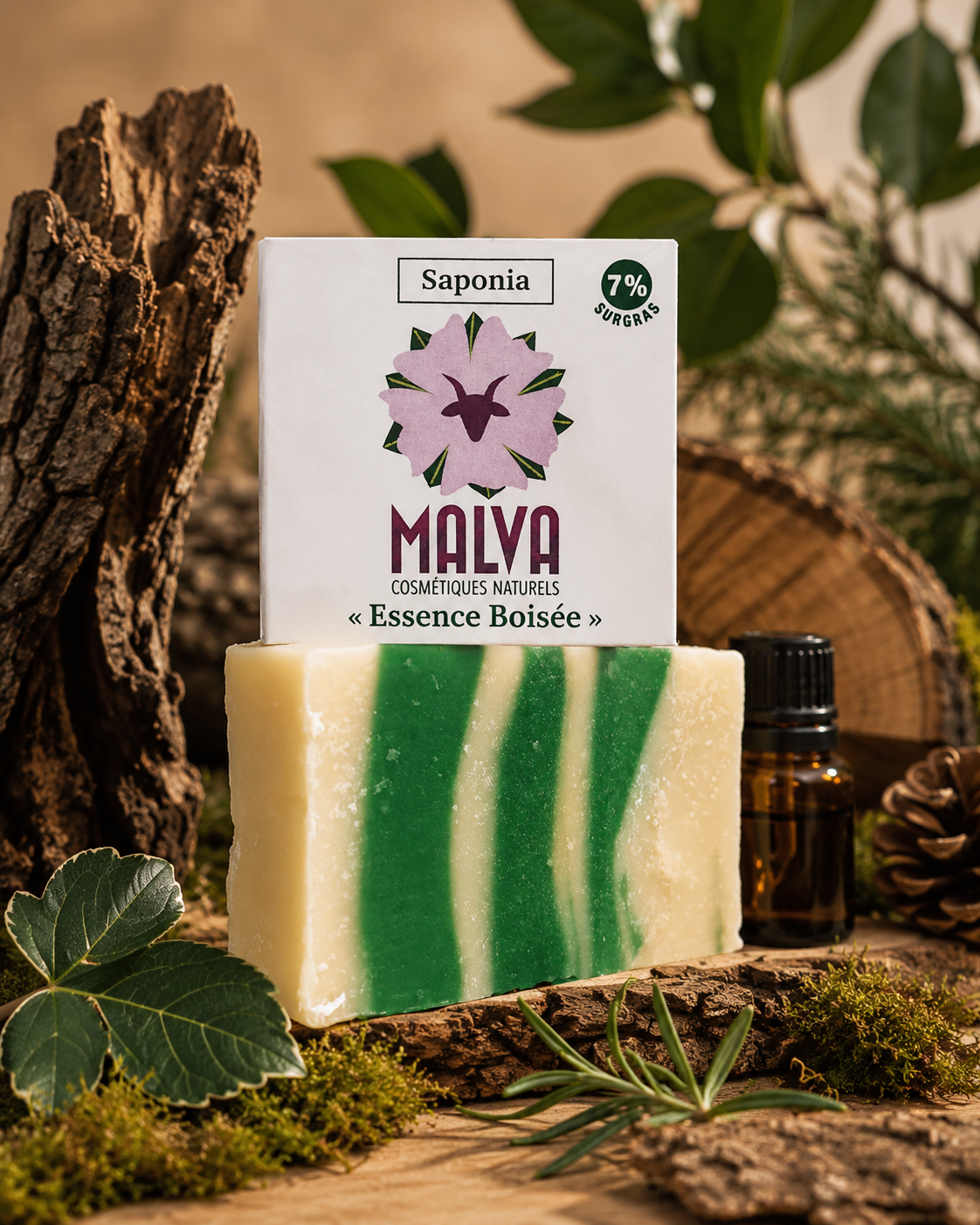 SAVON AU LAIT DE CHEVRE ESSENCE BOISEE (L'UNITÉ) 100GR