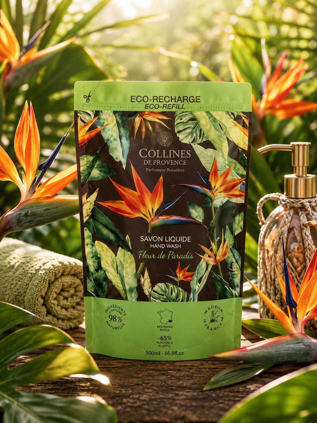 Eco-Recharge Savon Liquide Fleur de Paradis