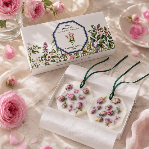 Palets botaniques Rose de Damas