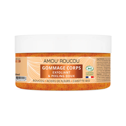 Gommage corps Amou'Roucou
Eclat / Peeling
