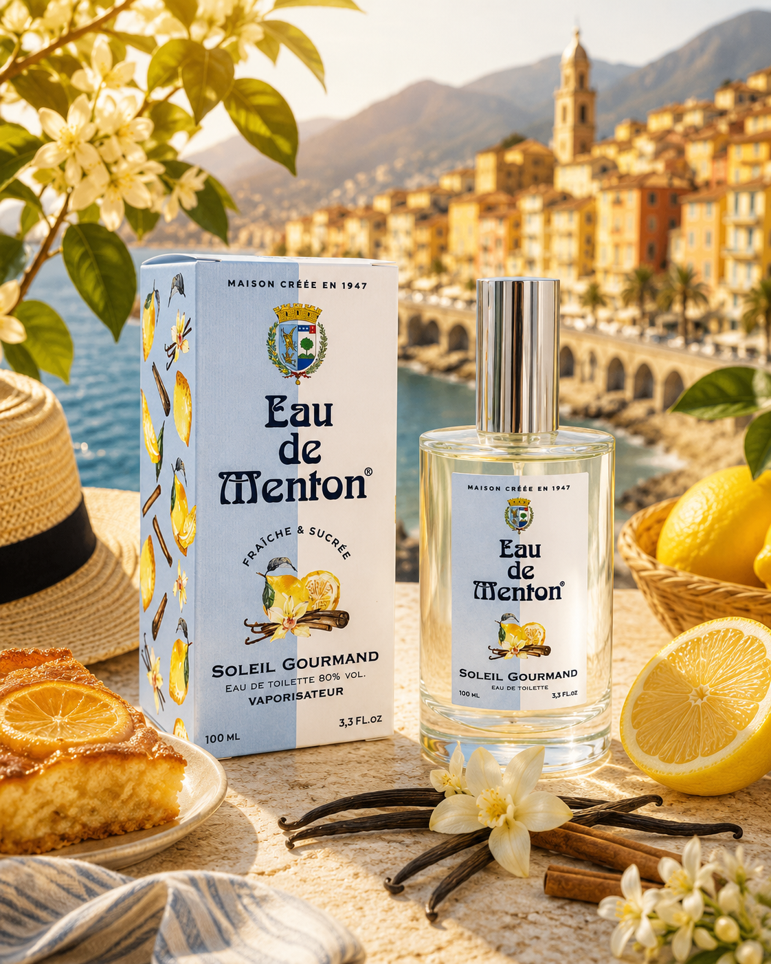 Eau de toilette Soleil Gourmand Prestige de Menton
