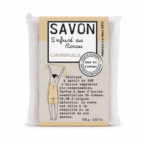 SAVONNETTE PARFUMEE COLOREE CHEVREFEUILLE