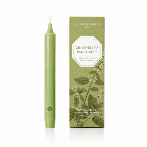 Chandelles Parfumées Menthe Verte