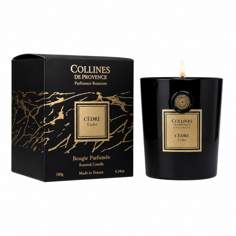 Bougie Parfumée Cèdre Coulée à la main