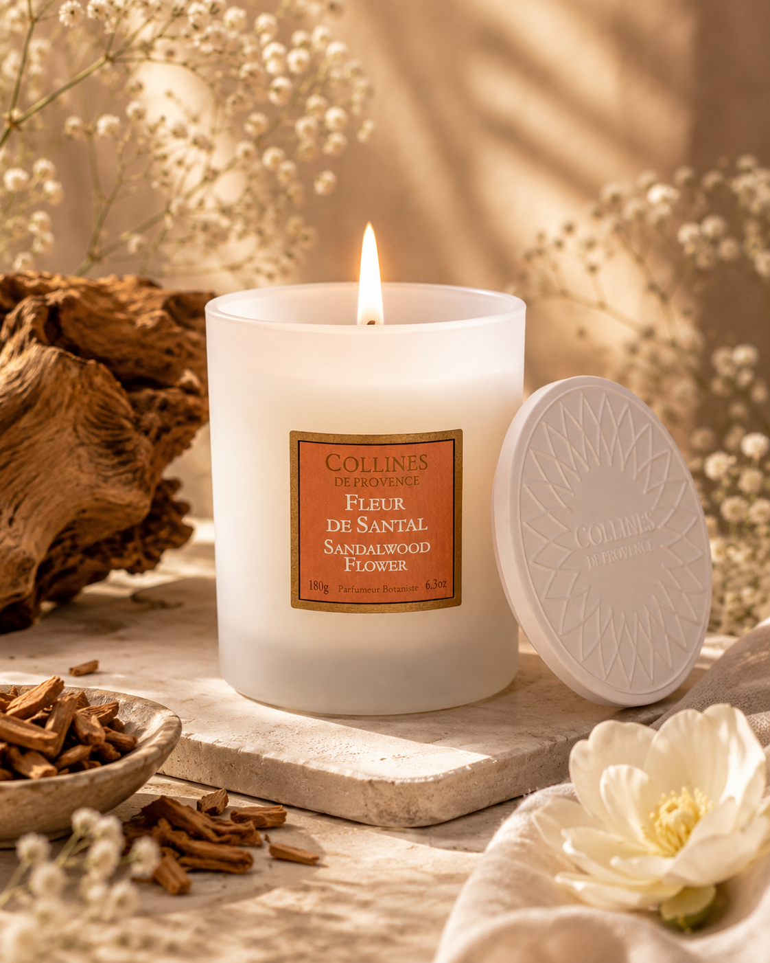 Bougie Parfumée Fleur de Santal
