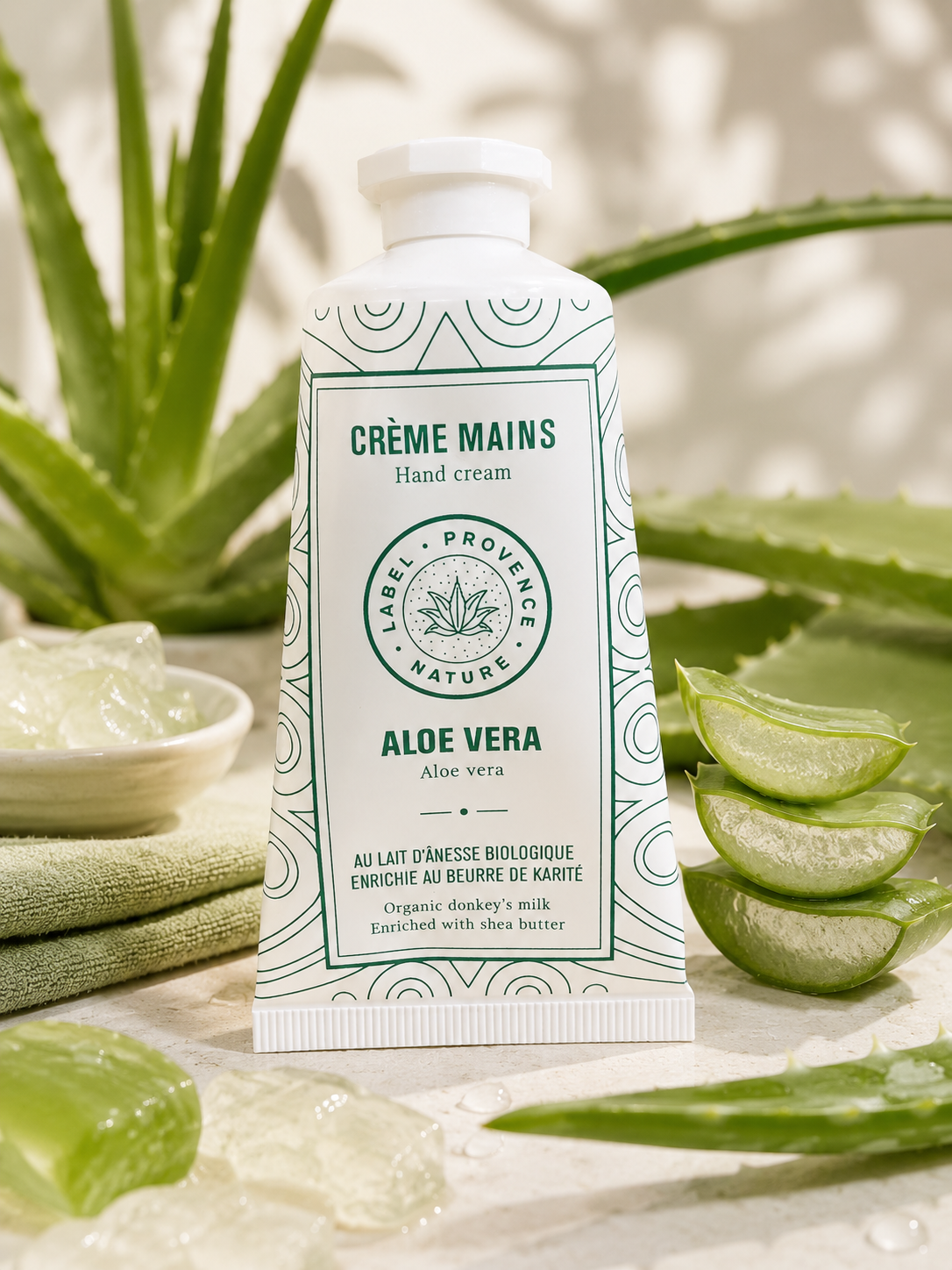 Crème mains au lait d'ânesse Bio et Aloe Vera