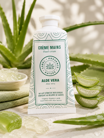 Crème mains au lait d'ânesse Bio et Aloe Vera