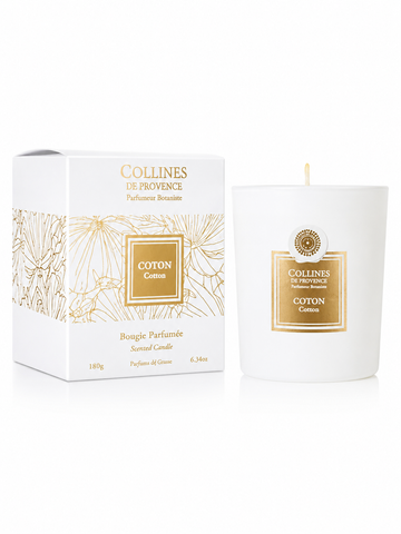 Bougie Parfumée Coton Coulée à la main
