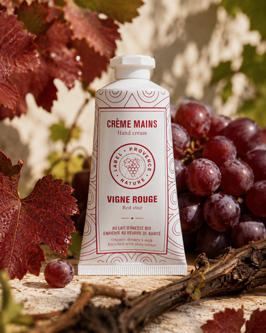 Crème mains au lait d'ânesse Bio et Vigne-Rouge