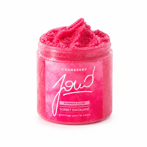 Sorbet exfoliant aux fruits rouges