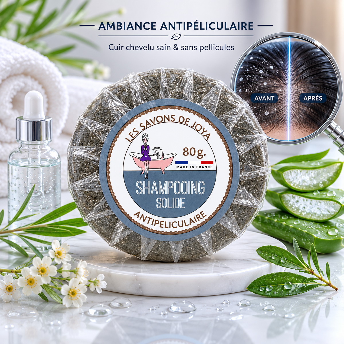 Shampoing Antipelliculaire solide