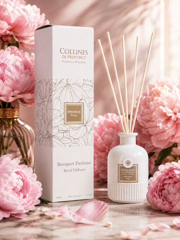 Diffuseur d'ambiance à bâtonnets "Pivoine"