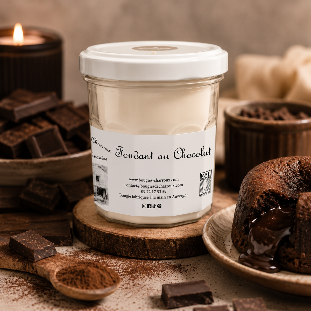Bougie parfumée Fondant de Chocolat