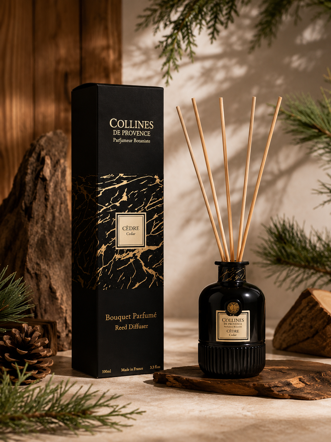 Diffuseur d’Ambiance à bâtonnets "Cèdre"