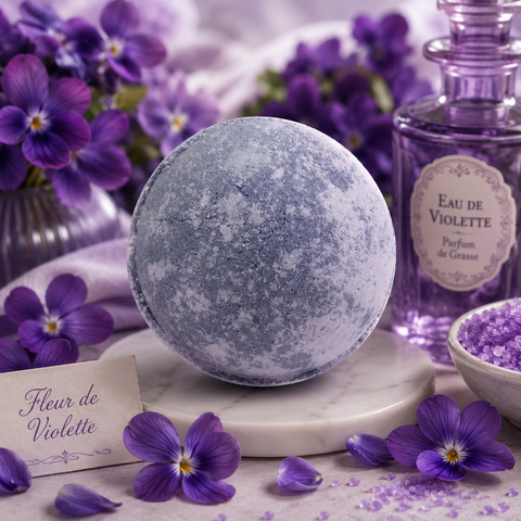 Boule de bain "VIOLETTE"